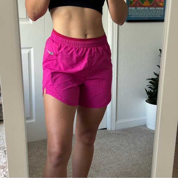 Hot Pink Nike Dri-Fit Athletic Shorts - Picture 1 of 6